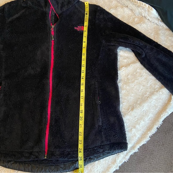 The North Face Fleece Fluffy & Soft Zip Up Jacket Adjustable Waist Front Pockets - Picture 12 of 13
